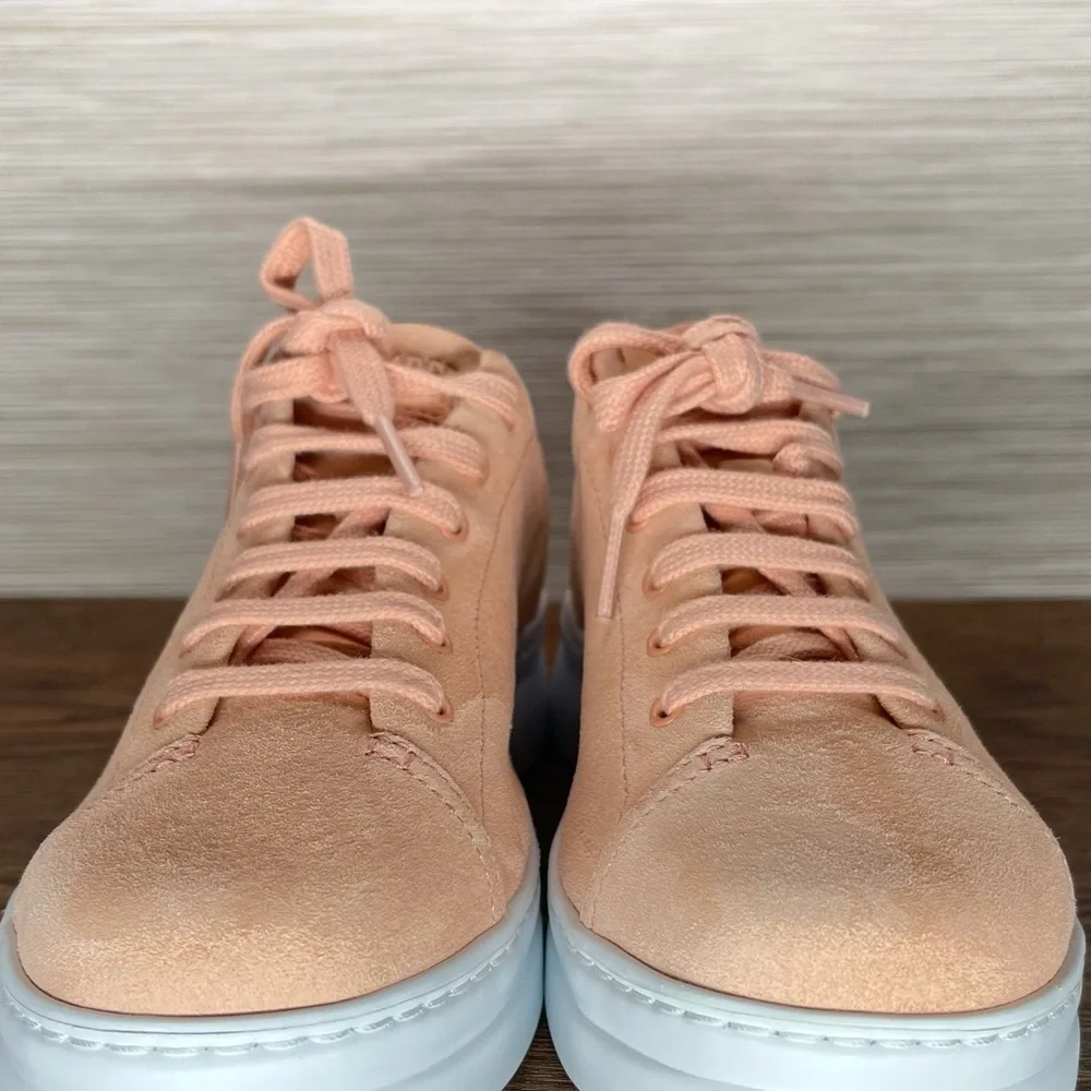 Camper Runner Up Sneakers in Light Pink Nubuck Leather Size 8 EU38